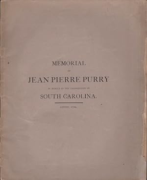 Image du vendeur pour Memorial presented to His Grace My Lord the Duke of New Castle, Chamberlain of his Majesty King George, &c., and Secretary of State: upon the present condition of Carolina, and the Means of its Amelioration mis en vente par Americana Books, ABAA