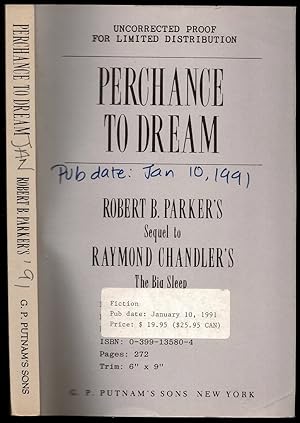 Seller image for Perchance to Dream for sale by The Book Collector, Inc. ABAA, ILAB