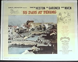 Bild des Verkufers fr 55 Days at Peking Lobby Card #6 1963 China Revolution! zum Verkauf von AcornBooksNH
