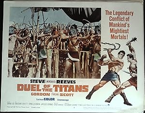 Seller image for Duel of the Titans Lobby Card #3 1963 Steve Reeves, Gordon Scott for sale by AcornBooksNH