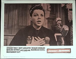 Seller image for Judgment at Nuremberg Lobby Card #8 Judy Garland! for sale by AcornBooksNH