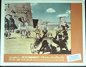 Imagen del vendedor de The Ten Commandments Lobby Card #2 1956 Yul Brynner on Chariot! a la venta por AcornBooksNH