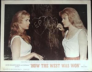 Imagen del vendedor de How The West Was Won Lobby Card #7 1964 Debbie Reynolds, Carol Baker! a la venta por AcornBooksNH