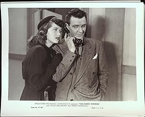 Seller image for Too Many Winners 8 x 10 Still 1947 Hugh Beaumont as Michael Shayne, Trudy Marshall! for sale by AcornBooksNH
