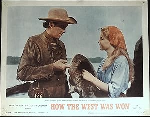 Imagen del vendedor de How The West Was Won Lobby Card #6 1964 James Stewart, Carroll Baker! a la venta por AcornBooksNH