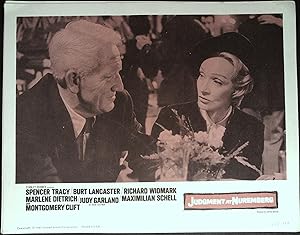 Seller image for Judgment at Nuremberg Lobby Card #3 Spencer Tracy, Marlene Dietrich for sale by AcornBooksNH