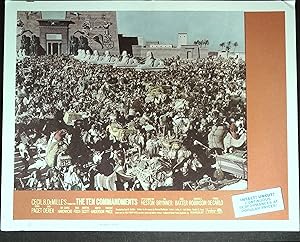 Seller image for The Ten Commandments Lobby Card #7 1956 Charlton Heston, Yul Brynner for sale by AcornBooksNH