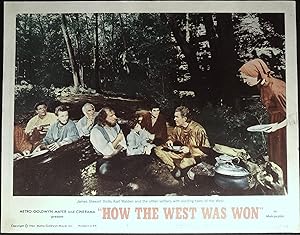 Bild des Verkufers fr How The West Was Won Lobby Card #5 1964 James Stewart, Karl Malden! zum Verkauf von AcornBooksNH