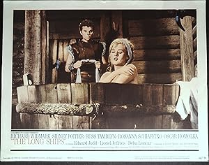 Image du vendeur pour The Long Ships Lobby Card #4 1964 Russ Tamblyn, Bebe Locnar! mis en vente par AcornBooksNH