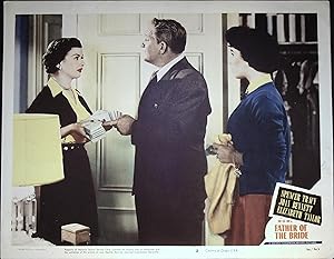 Imagen del vendedor de The Father of the Bride Lobby Card #4 1950 Spencer Tracy, Joan Bennett, Elizabeth Taylor a la venta por AcornBooksNH