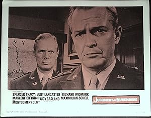 Bild des Verkufers fr Judgment at Nuremberg Lobby Card #2 Richard Widmark, Alan Baxter zum Verkauf von AcornBooksNH