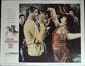 Bild des Verkufers fr Taras Bulba Lobby Card Set 1962 Tony Curtis, Yul Brynner! zum Verkauf von AcornBooksNH