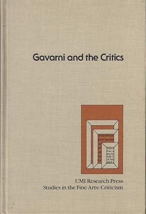 Imagen del vendedor de Gavarni and the Critics a la venta por Kenneth Mallory Bookseller ABAA