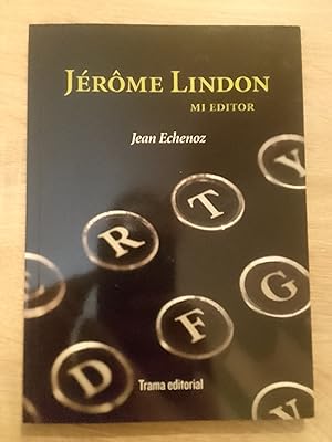 Image du vendeur pour Jrme Lindon mis en vente par Librera Eleutheria