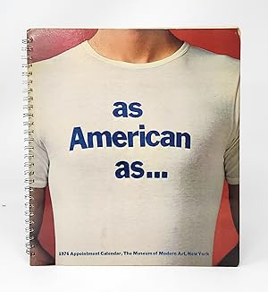 Immagine del venditore per As American As. (1976 Appointment Calendar) venduto da Underground Books, ABAA