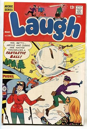 Laugh #192--1967--Archie--SKIING cover--Betty & Veronica