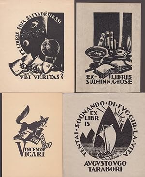 Seller image for 4 Exlibris for sale by Antiquariat  Braun