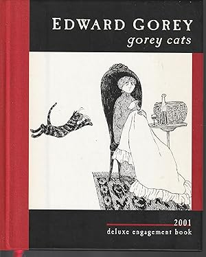 Edward Gorey Cats 2001 Deluxe Engagement Book