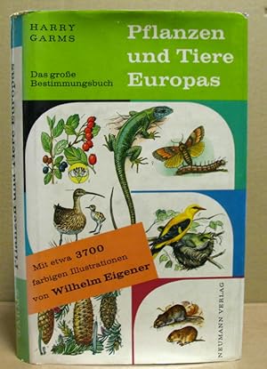 Bild des Verkufers fr Pflanzen und Tiere Europas. Ein Bestimmungsbuch. zum Verkauf von Nicoline Thieme