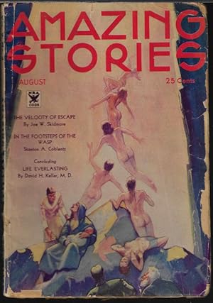 Image du vendeur pour AMAZING Stories: August, Aug. 1934 mis en vente par Books from the Crypt