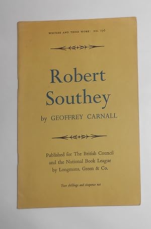 Seller image for Robert Southey (SIGNED COPY) for sale by David Bunnett Books