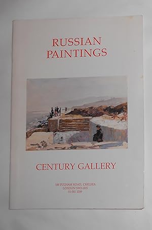 Image du vendeur pour Russian Paintings (Century Gallery, London 1988 mis en vente par David Bunnett Books