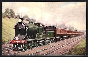 Postcard Exeter Express, L, SWR, englische Eisenbahn