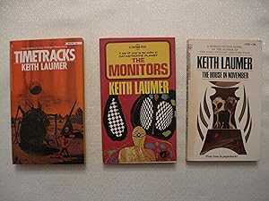 Image du vendeur pour Keith Laumer Three (3) Paperback Book Lot, including: Timetracks; The Monitors, and; The House in November mis en vente par Clarkean Books