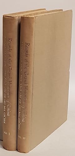 Records of the Grand Historian of China (2 vols./ 2 Bände KOMPLETT) - Vol.I: Early Years of the H...