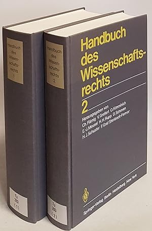 Bild des Verkufers fr Handbuch des Wissenschaftsrechts (2 Bnde KOMPLETT) zum Verkauf von books4less (Versandantiquariat Petra Gros GmbH & Co. KG)