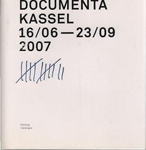 Bild des Verkufers fr Documenta : Kassel, 16. 06 - 23/09 2007 ; [Katalog] / [Hrsg. Documenta-und-Museum-Fridericianum-Veranstaltungs-GmbH, Kassel. Red.-Leitung Isabella Marte. bers. Dt.-Engl. Douglas Chayka .] zum Verkauf von Schrmann und Kiewning GbR