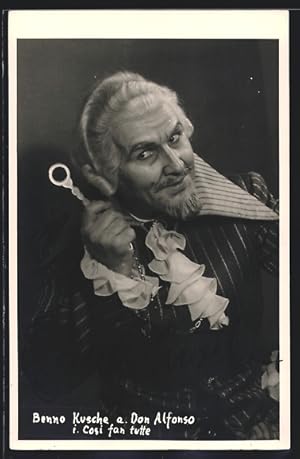 Image du vendeur pour Ansichtskarte Opernsnger Benno Kusche als Don Alfredo in Cosi fan tutte mis en vente par Bartko-Reher