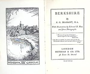 Seller image for Berkshire. Methuen Little Guides. 1919 for sale by Barter Books Ltd