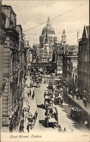 Ansichtskarte / Postkarte London City England, Fleet Street