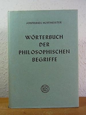 Immagine del venditore per Wrterbuch der philosophischen Begriffe venduto da Antiquariat Weber