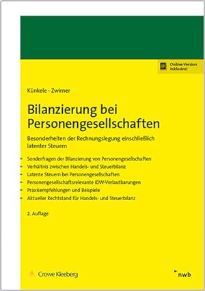 Seller image for Bilanzierung bei Personengesellschaften: Besonderheiten der Rechnungslegung einschlielich latenter Steuern. for sale by Studibuch