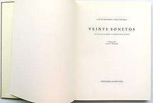 Seller image for Veinte sonetos (Versos iluminados) for sale by Il Tuffatore