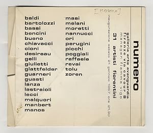31 artisti fiorentini: Baldi, Bartolozzi, Bassi, Bencini, Bueno, Chiavacci, Cioni, Desireau, Gell...
