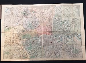 Davies, Benjamin Rees: Davies's New Map of the British Metropolis. The Boundaries of the Borouchs...