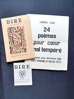 Dire. Revue européenne de poésie. N°2, été 1966.
