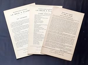 Les Feuillets du Quatre vingt et un. Cahiers consacrés à La Main à plume. Les trois livraisons de...