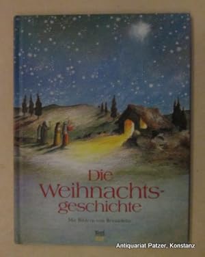 Die Weihnachtsgeschichte. (Lukas 2, 1-20). 11. Auflage. Gossau, Nord-Süd Verlag, 2013. 4to. Durch...