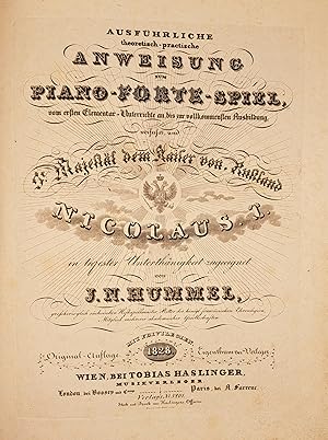 Ausführliche theoretisch-practische Anweisung zum Piano-Forte-Spiel. Vom ersten Elementar-Unterri...