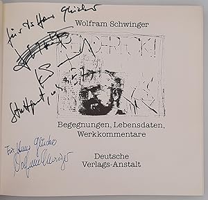 Immagine del venditore per Penderecki. Begegnungen, Lebensdaten, Werkkommentare. venduto da Musik-Antiquariat Heiner Rekeszus