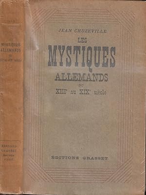 Seller image for Les mystiques allemands du XIII au XIX sicle for sale by PRISCA