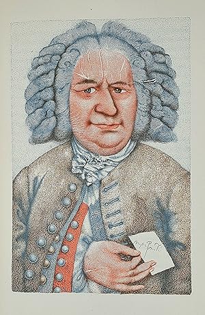 Johann Sebastian Bach. Ein verpflichtendes Erbe. Mit einer Original-Lithographie von Michael Math...