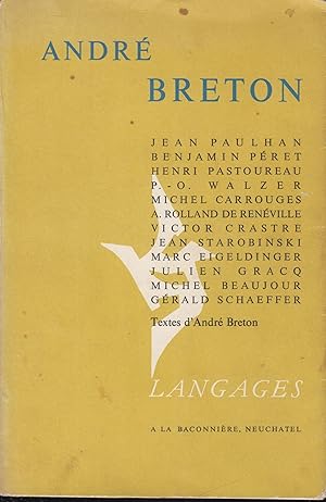 Image du vendeur pour Andr Breton : Essais recueillis par Marc Eigeldinger, avec quatre portraits mis en vente par PRISCA