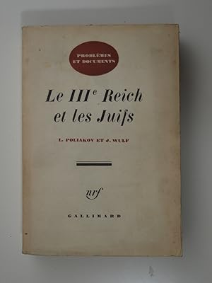 Imagen del vendedor de Le IIIe Reich et les juifs. a la venta por Librairie Aubry