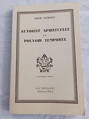 Image du vendeur pour AUTORITE SPIRITUELLE ET POUVOIR TEMPOREL mis en vente par Librairie RAIMOND