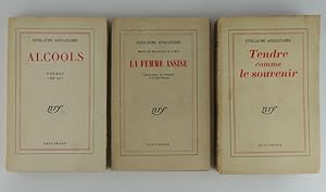 Imagen del vendedor de Runion de 3 titres : Alcools - Pomes 1898-1913. Moeurs et merveilles du temps : La femme assise - Chronique de France et d'Amrique. Tendre comme le souvenir. a la venta por Librairie Christian Chaboud